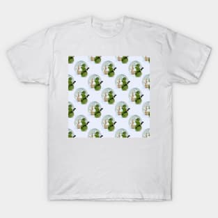 camo snowman christmas T-Shirt